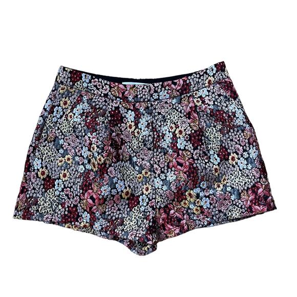 Moodie Floral Multicolor Women’s Shorts size large - Picture 3 of 4
